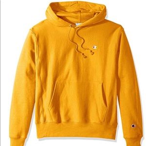 Yellow champion hoodie